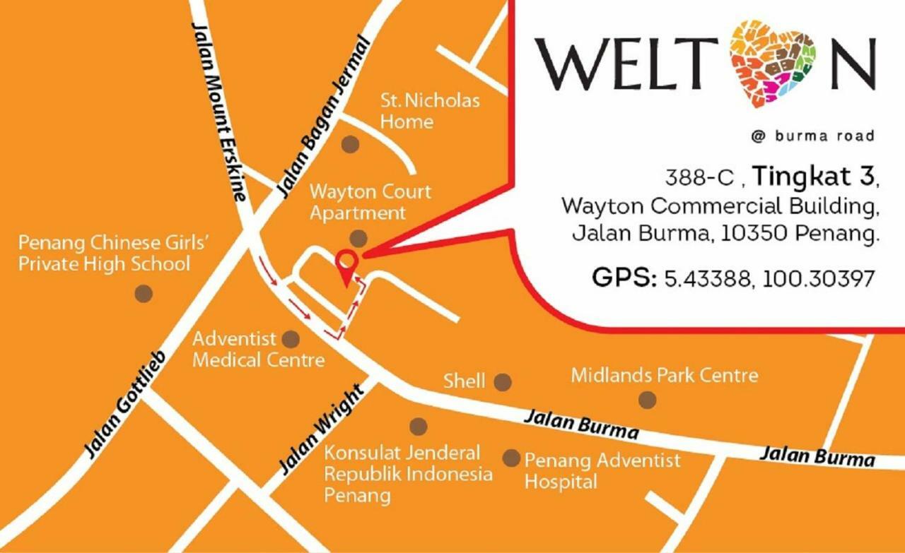 Welton Room Near Gurney Jalan Burma Georgetown 外观 照片